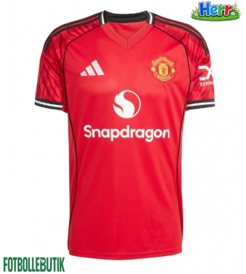 Manchester United Hemmatröja 2025-26 Kortärmad